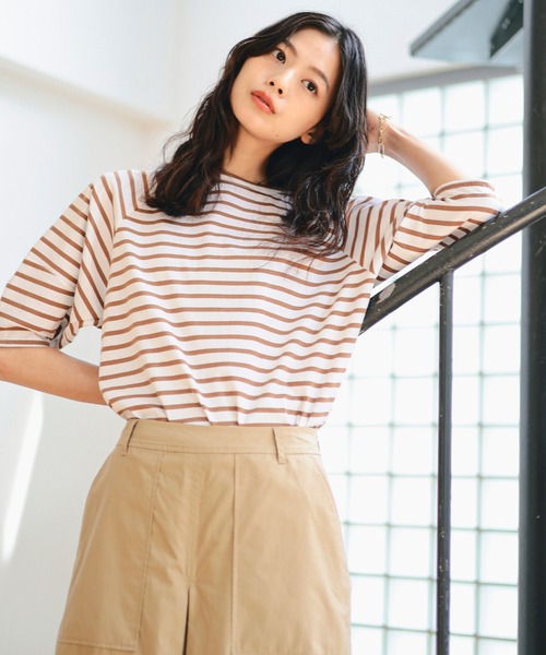 セール】【5色展開】シルケット ワイドスリーブ Tシャツ（T