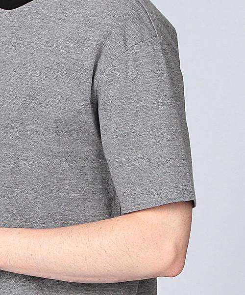 EN ROUTE（アンルート）の「ENR ペーパーライクTシャツ●（Tシャツ/カットソー・メンズ・オフホワイト/ブラック/グレー・2/1/3）」の7枚目の写真