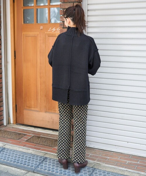 FREAK'S STORE（フリークスストア）の「フラワーストレッチパンツ（その他パンツ・レディース・ナチュラル/チャコール/ブラウン・ﾌﾘ-）」の7枚目の写真
