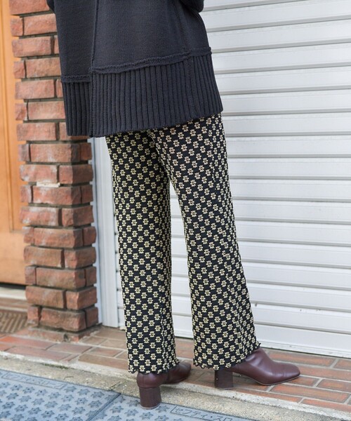 FREAK'S STORE（フリークスストア）の「フラワーストレッチパンツ（その他パンツ・レディース・ナチュラル/チャコール/ブラウン・ﾌﾘ-）」の10枚目の写真