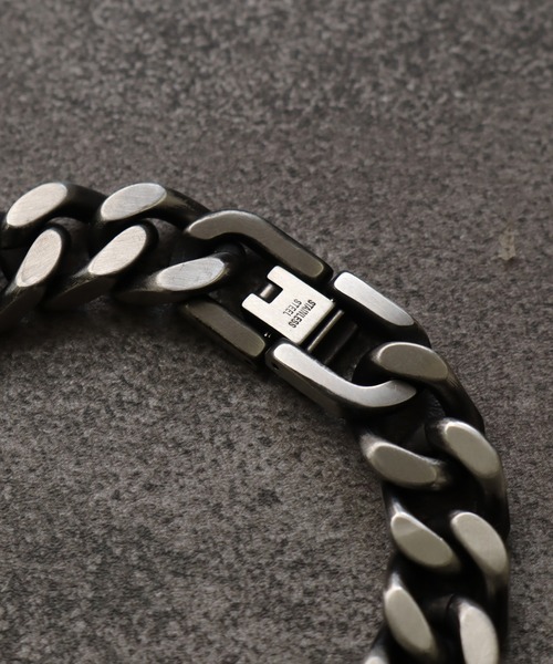 welise（ウェライズ）の「【welise/ウェライズ】ボリュームロッキングチェーンブレスレット（ブレスレット・メンズ・アンティークシルバー/シルバー・FREE）」の10枚目の写真
