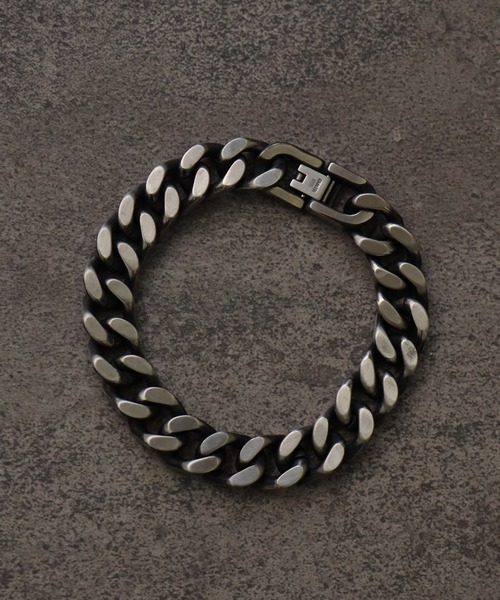 welise（ウェライズ）の「【welise/ウェライズ】ボリュームロッキングチェーンブレスレット（ブレスレット・メンズ・アンティークシルバー/シルバー・FREE）」の7枚目の写真