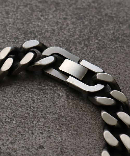 welise（ウェライズ）の「【welise/ウェライズ】ボリュームロッキングチェーンブレスレット（ブレスレット・メンズ・アンティークシルバー/シルバー・FREE）」の9枚目の写真