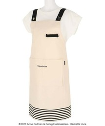 Gaspard et Lisa 撥水加工 綿100％ 30ツイル プティポイント H型 エプロン 70830904