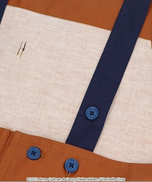 NAIGAI（ナイガイ）の「Gaspard et Lisa 撥水加工 綿100％ 30ツイル プティポイント H型 エプロン 70830904（エプロン・レディース・ベージュ/ブラウン/ネイビー・FREE）」の12枚目の写真