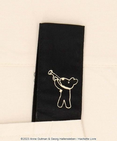 NAIGAI（ナイガイ）の「Gaspard et Lisa 撥水加工 綿100％ 30ツイル プティポイント H型 エプロン 70830904（エプロン・レディース・ベージュ/ブラウン/ネイビー・FREE）」の4枚目の写真