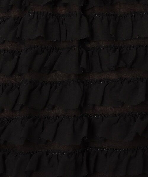 PROVOKE (プロヴォーク)の「◆Provoke(プロヴォ-ク) フリルブラウス(シャツ/ブラウス・レディース・ブラック/ベージュ・00)」の14枚目の写真