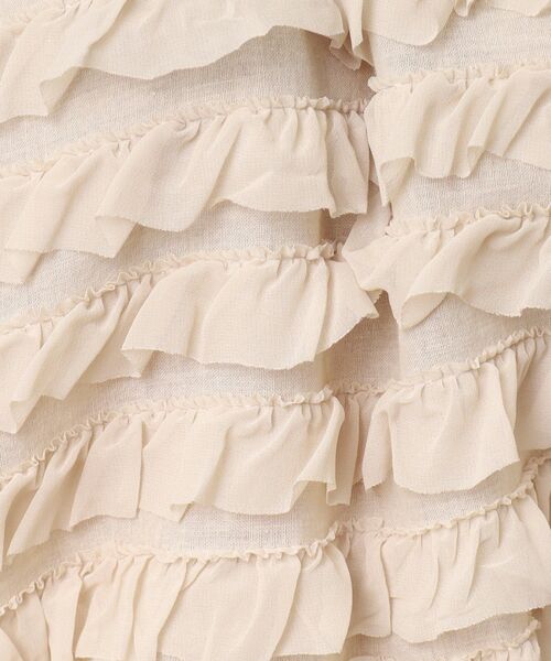 PROVOKE (プロヴォーク)の「◆Provoke(プロヴォ-ク) フリルブラウス(シャツ/ブラウス・レディース・ブラック/ベージュ・00)」の16枚目の写真