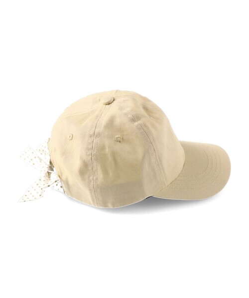 BRANSHES（ブランシェス）の「バックリボンキャップ（キャップ・キッズ・ブラック/ベージュ/ブルー・L/M/S）」の6枚目の写真