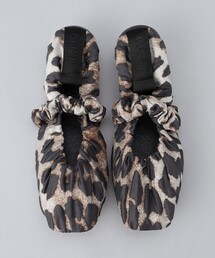 GANNI ガニー バレエシューズ GANNI（ガニー）の「GANNI/ガニー Scrunchie Jacquard Ballerina