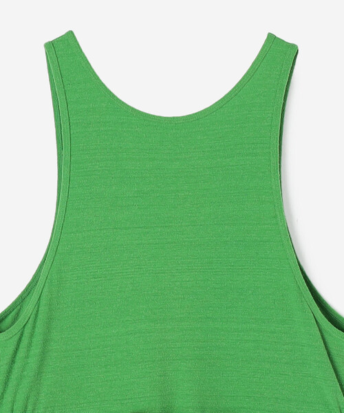 UNFIL(アンフィル)の「unfil | ローシルクジャージー ギャザーワンピース WOMEN(ワンピース・レディース・グリーン/ブラック/ベージュ・0)」の6枚目の写真