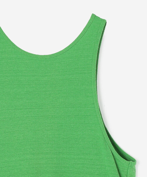 UNFIL(アンフィル)の「unfil | ローシルクジャージー ギャザーワンピース WOMEN(ワンピース・レディース・グリーン/ブラック/ベージュ・0)」の7枚目の写真
