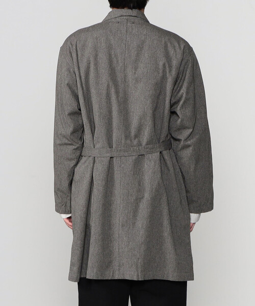 VETRA デニム タイロッケン 44 綿✖️麻 フランス製 ワーク ブッチャー Vetra Denim Double Breasted Butcher Cook Work Jacket 36 Made