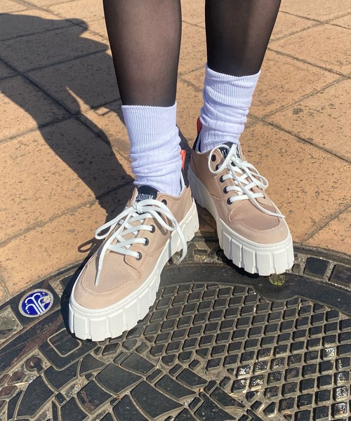 PALLADIUM（パラディウム）の「PALLADIUM/パラディウム PALLATOWER LO/パラタワー ロー（スニーカー・レディース・ホワイト/ベージュ/ブラック/ホワイト系その他2/ホワイト系その他・23.5cm/23cm/24cm/25cm/24.5cm/22.5cm）」の13枚目の写真