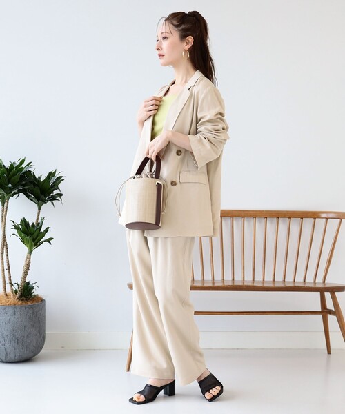 Ray BEAMS ベージュ　レザージャケット M Ray BEAMS レザージャケット ライダース sisii / new シングル