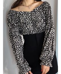 EMODA | ギャザー2WAYデコルテトップ(シャツ/ブラウス)