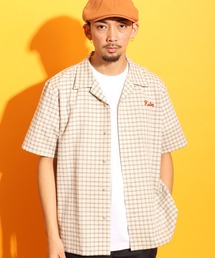 Cotton Linen Soccer Check Shirt