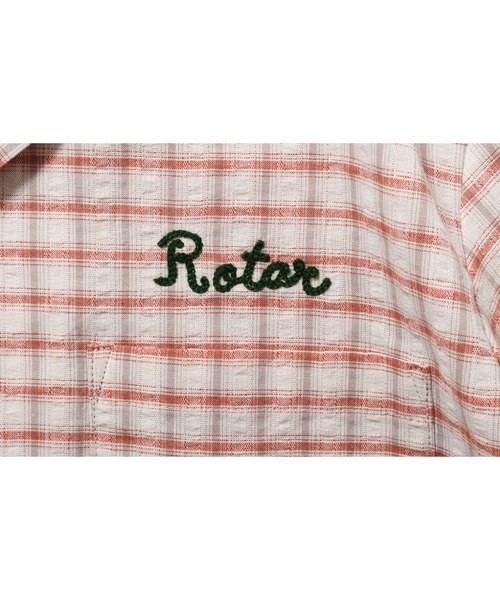 ROTAR(ローター)の「Cotton Linen Soccer Check Shirt(シャツ/ブラウス・メンズ・レッド系その他/ブラック/グリーン・LARGE/X-LARGE/MEDIUM)」の10枚目の写真