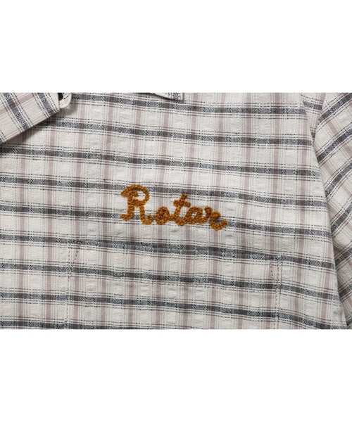 ROTAR(ローター)の「Cotton Linen Soccer Check Shirt(シャツ/ブラウス・メンズ・レッド系その他/ブラック/グリーン・LARGE/X-LARGE/MEDIUM)」の11枚目の写真