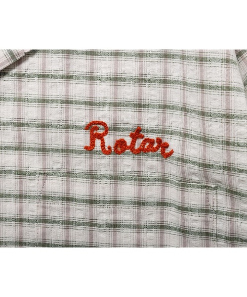 ROTAR(ローター)の「Cotton Linen Soccer Check Shirt(シャツ/ブラウス・メンズ・レッド系その他/ブラック/グリーン・LARGE/X-LARGE/MEDIUM)」の12枚目の写真