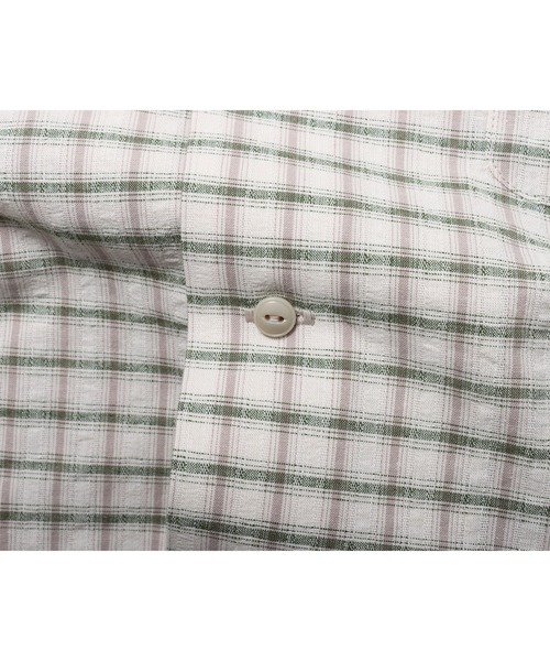 ROTAR(ローター)の「Cotton Linen Soccer Check Shirt(シャツ/ブラウス・メンズ・レッド系その他/ブラック/グリーン・LARGE/X-LARGE/MEDIUM)」の13枚目の写真