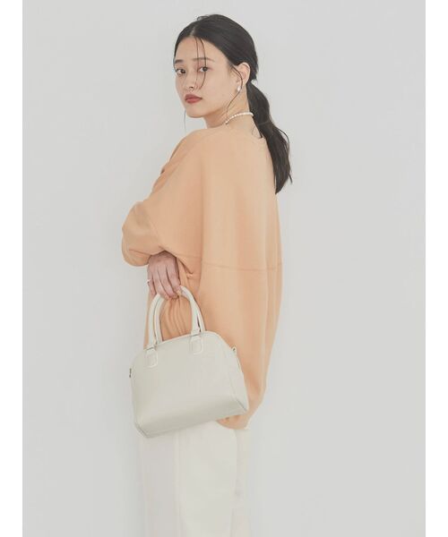 AMERICAN HOLIC（アメリカンホリック）の「ポンチコクーンプルオーバー（Tシャツ/カットソー・レディース・ブラック/サックスブルー/オレンジ/ブラウン/オフホワイト・M/L）」の6枚目の写真