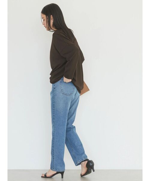 AMERICAN HOLIC（アメリカンホリック）の「ポンチコクーンプルオーバー（Tシャツ/カットソー・レディース・ブラック/サックスブルー/オレンジ/ブラウン/オフホワイト・M/L）」の16枚目の写真