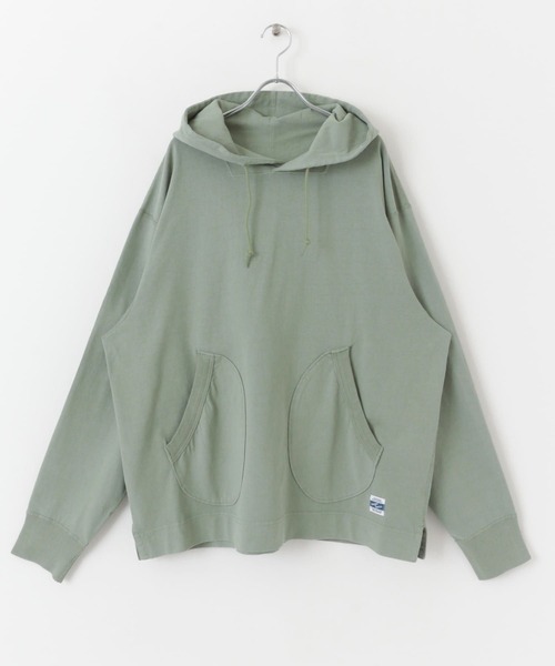 ARMY TWILL（アーミーツイル）の「ARMY TWILL　Heavy Jersey Hoodie（パーカー・メンズ・チャコールグレー/ブルー系その他/ホワイト・MEDIUM/LARGE）」の6枚目の写真