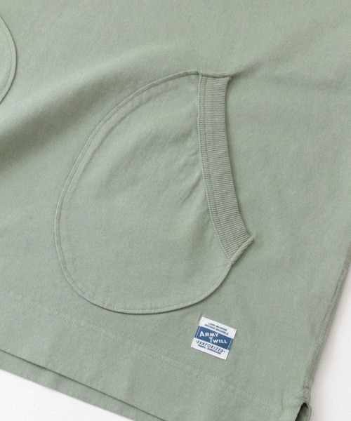 ARMY TWILL（アーミーツイル）の「ARMY TWILL　Heavy Jersey Hoodie（パーカー・メンズ・チャコールグレー/ブルー系その他/ホワイト・MEDIUM/LARGE）」の14枚目の写真