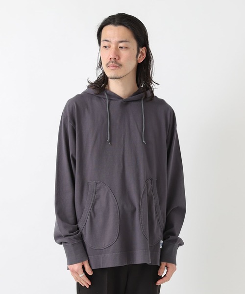 ARMY TWILL（アーミーツイル）の「ARMY TWILL　Heavy Jersey Hoodie（パーカー・メンズ・チャコールグレー/ブルー系その他/ホワイト・MEDIUM/LARGE）」の5枚目の写真