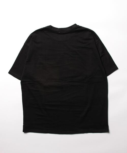 HOOK(フック)の「【HOOK】個性派星パッチワークフリンジビッグTEE(Tシャツ/カットソー・メンズ・ホワイト/ブラック/ブルー・M/L/XL)」の13枚目の写真