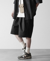 RUUBON | 【RUUBON】2tack wide half pants / ツータックワイドハーフパンツ(その他パンツ)