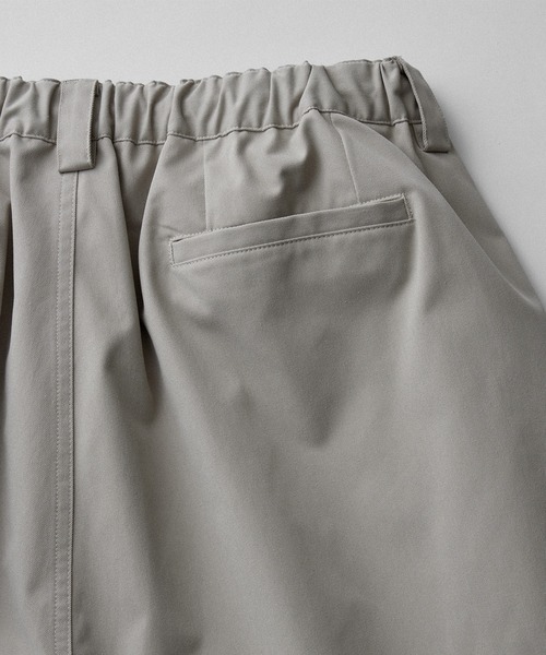 RUUBON（ルーボン）の「【RUUBON】2tack wide half pants / ツータックワイドハーフパンツ（その他パンツ・メンズ・ナチュラル/ブラック・S/M/L）」の11枚目の写真