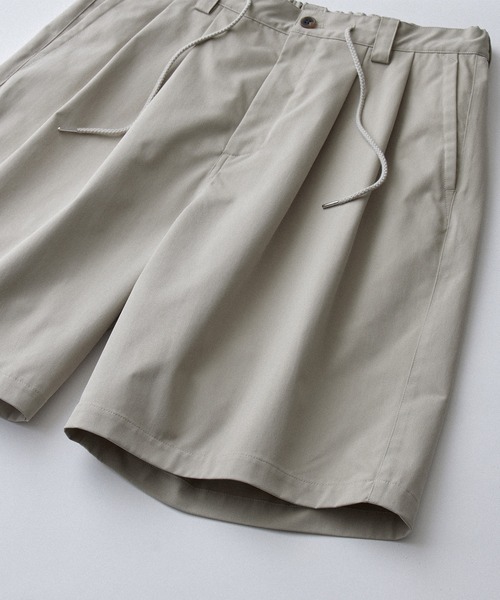 RUUBON（ルーボン）の「【RUUBON】2tack wide half pants / ツータックワイドハーフパンツ（その他パンツ・メンズ・ナチュラル/ブラック・S/M/L）」の15枚目の写真