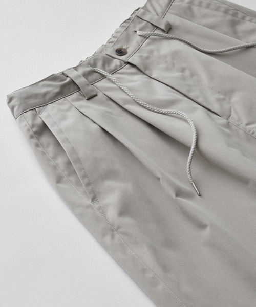 RUUBON（ルーボン）の「【RUUBON】2tack wide half pants / ツータックワイドハーフパンツ（その他パンツ・メンズ・ナチュラル/ブラック・S/M/L）」の16枚目の写真