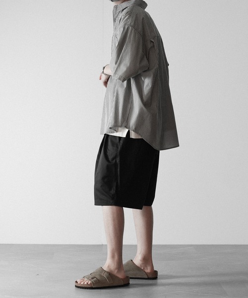 新品未使用 フルオーダー ツータック ハーフパンツ スラックス ショーツ WETTEMPT スラックス 2TUCK WIDE HALF SLACKS / ツータック