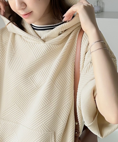 [美品] TATRAS JABBAH ジャバー フーディー ホワイト 2 両面シャギー ジップパーカー(Unisex/ユニセックス)