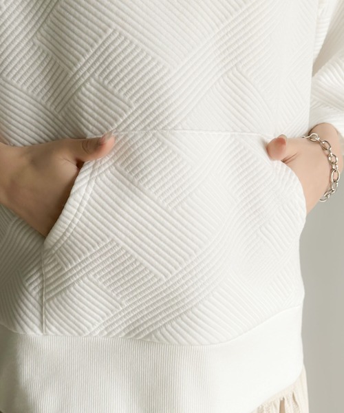 セール】《JaVa ジャバコラボ》大人フーディー。斜めストライプ柄