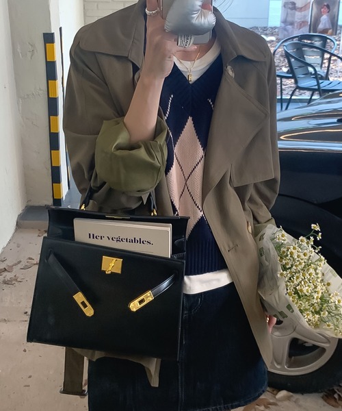 Doula Doula(ドゥーラドゥーラ)の「ミドル丈トレンチコート(トレンチコート・レディース・ベージュ/カーキ・FREE)」の16枚目の写真