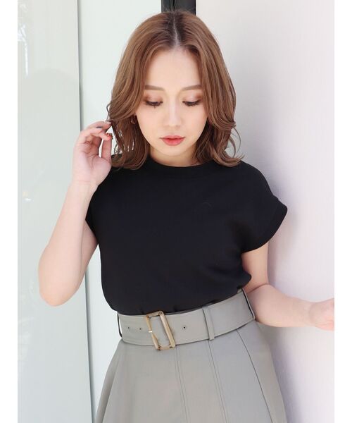 MURUA（ムルーア）の「クロップドボックスタンク（タンクトップ・レディース・ホワイト/ブラック/パープル・FREE）」の11枚目の写真