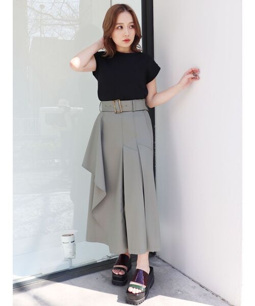 MURUA（ムルーア）の「クロップドボックスタンク（タンクトップ・レディース・ホワイト/ブラック/パープル・FREE）」の12枚目の写真