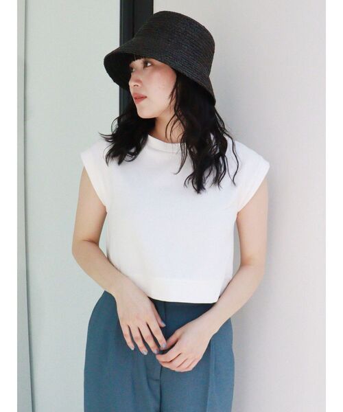 MURUA（ムルーア）の「クロップドボックスタンク（タンクトップ・レディース・ホワイト/ブラック/パープル・FREE）」の17枚目の写真