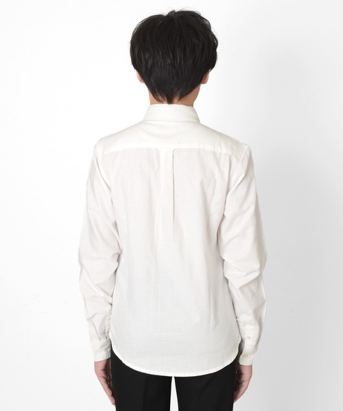 GLAZOS（グラソス）の「【大人向けサイズあり】オックスフォードシャツ（ビジネスシャツ・キッズ・ブルー/ホワイト・170cm/160cm/150cm/140cm）」の12枚目の写真