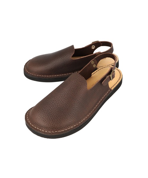 オーガニックハンドルーム Organic Handloom サンダル MEISSEN シュリンクダークブラウン  OH007310 4310 Organic handloom（オーガニックハンドルーム）の「Organic handloom