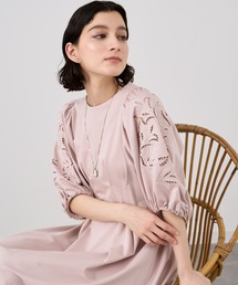 ANAYI | モクロディ刺繍袖　ワンピース(ワンピース)