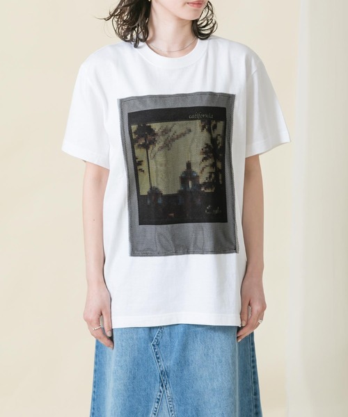Boutique Ordinary（ブティークオーディナリー）の「ＣレコードＰｔメッシュＴシャツ（Tシャツ/カットソー・レディース・ホワイト・FREE）」の12枚目の写真