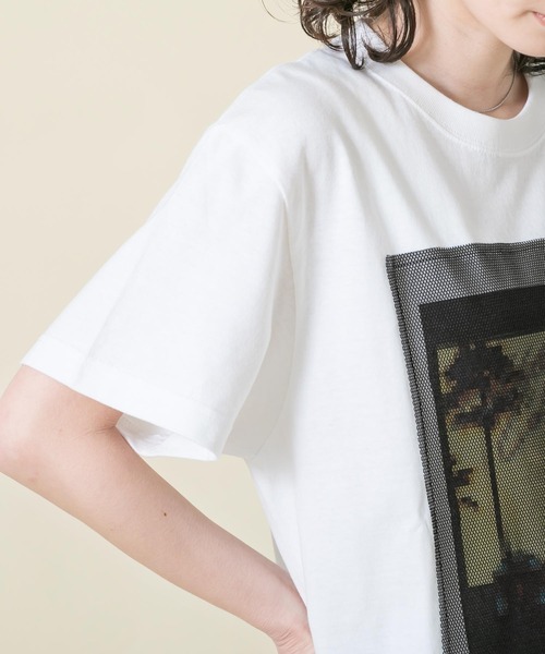 Boutique Ordinary（ブティークオーディナリー）の「ＣレコードＰｔメッシュＴシャツ（Tシャツ/カットソー・レディース・ホワイト・FREE）」の16枚目の写真