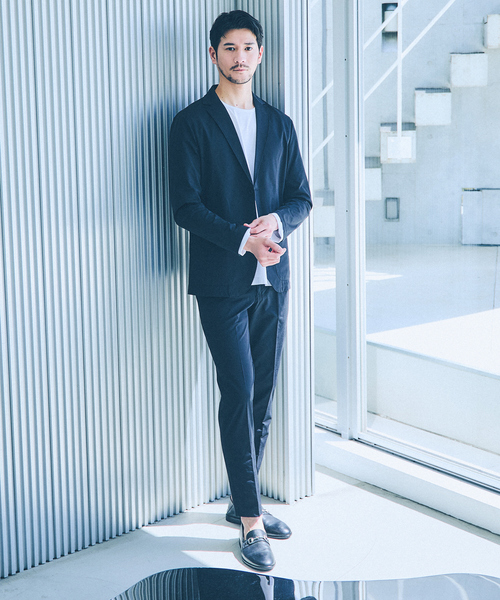 ABAHOUSE GRAY(アバハウスグレイ)の「【セットアップ対応/接触冷感】ハイブリット リラックス スラックス(スラックス・メンズ・グレー/ブラック/ネイビー/ライトグレー/モカ/ダークブラウン・46/48/50/52)」の20枚目の写真