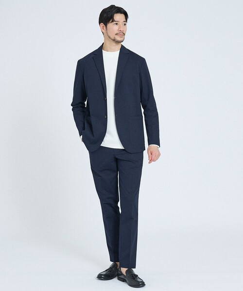 ABAHOUSE GRAY（アバハウスグレイ）の「【SMART CLOSET】接触冷感 カットメッシュ スラックス / セットアップ対応（スラックス・メンズ・グレー/ブラック/ネイビー/ライトグレー/モカ/ダークブラウン・46/48/50/52/44）」の18枚目の写真