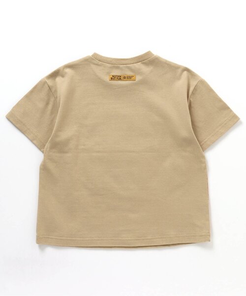 BREEZE by saori(ブリーズバイサオリ)の「WEB限定 ワークエプロンTシャツ【BREEZE by saori】(Tシャツ/カットソー・キッズ・ブラック/ベージュ・100/120/150/130/90/110/160/140)」の7枚目の写真